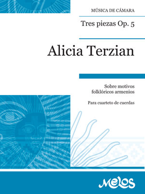 cover image of Alicia Terzian Tres piezas Op. 5